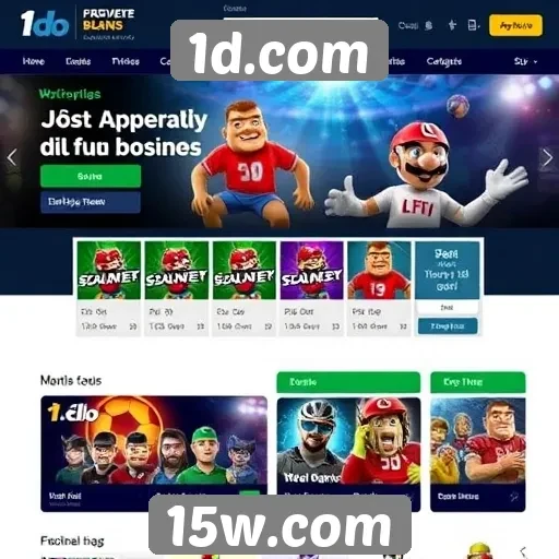 Acessibilidade no site de jogos 1d.com é aumentado